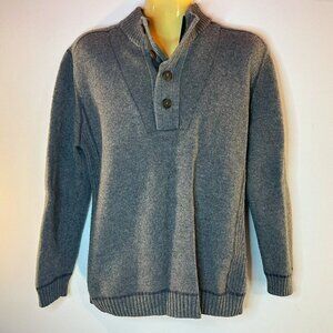 Vicutu Men's Mock Buttoned Sweater - Size 180/96A (fits more like a medium)